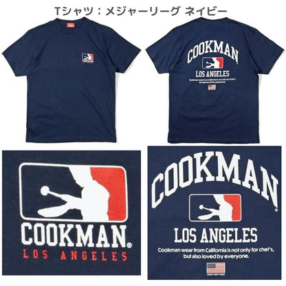 CookmanクックマンTシャツショートパンツライトパンツメッシュキャップソックスメンズレディースロサンゼルスLAコレクションシェフパンツ半袖帽子靴下メジャーリーグホワイトブルーネイビー
