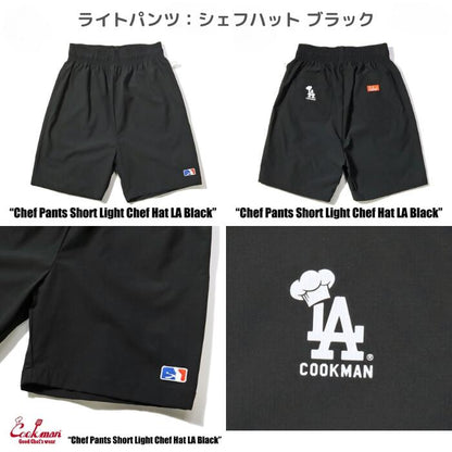 CookmanクックマンTシャツショートパンツライトパンツメッシュキャップソックスメンズレディースロサンゼルスLAコレクションシェフパンツ半袖帽子靴下メジャーリーグホワイトブルーネイビー