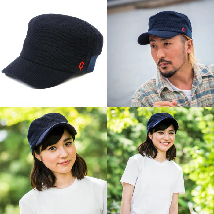 clef(クレ)ワッフルリブワークキャップ帽子メンズレディース大きいサイズキャップRB3357