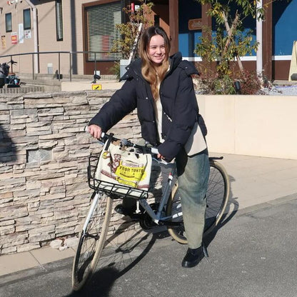 メンズレディーストートバッグ自転車バイクサイクルトートハンドル装着サドルバッグバッグカゴ代用通勤通学自転車バッグデニムJGC-1103JGC-1102街乗り取り外し簡単トートバッグ型サイクルバッグ