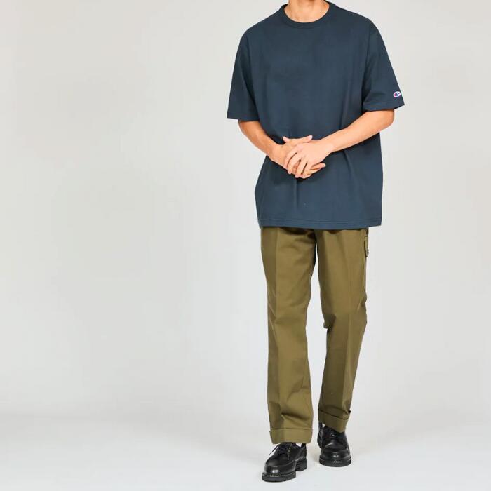 ＼最大2000円OFFクーポン配布中／ChampionチャンピオンTシャツT1011USAアメリカ製無地メンズレディース綿100ヘビーウェイト半袖カレッジアメカジ定番Tシャツ厚手丸胴バインダーネック7オンスC5-B301