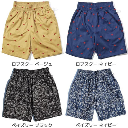＼最大2000円OFFクーポン配布中／COOKMANクックマンシェフパンツショートパンツ総柄メンズレディースシェフパンハーフパンツ半ズボンメキシコスプラッシュスカルロブスターオールドタトゥーウエストゴムリラックスパンツ
