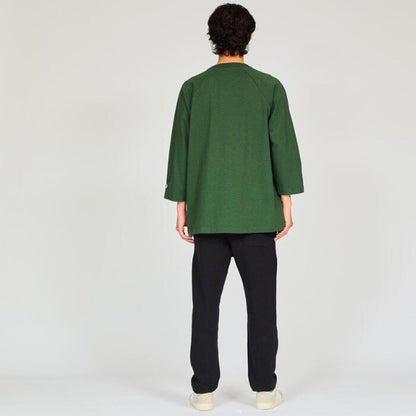 チャンピオンメンズレディースT1011七分袖Tシャツティーテンイレブンラグラン3/4スリーブアメリカ製MADEINUSA無地白黒紺緑ホワイトブラックネイビートップスC5?B401