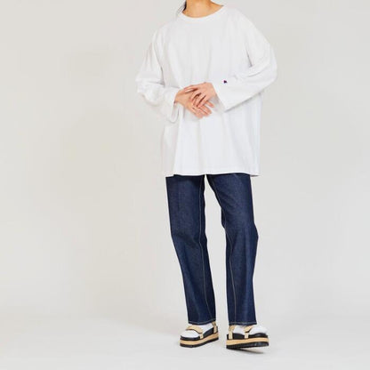 チャンピオンメンズレディースT1011七分袖Tシャツティーテンイレブンラグラン3/4スリーブアメリカ製MADEINUSA無地白黒紺緑ホワイトブラックネイビートップスC5?B401