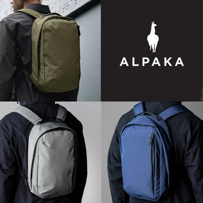 ALPAKAMetroBackpackアルパカメトロバックパック12Lリサイクル撥水素材PC収納バックパック通勤通学A4収納軽量EDC男女兼用デイパック防水スタイリッシュ多機能バックパック
