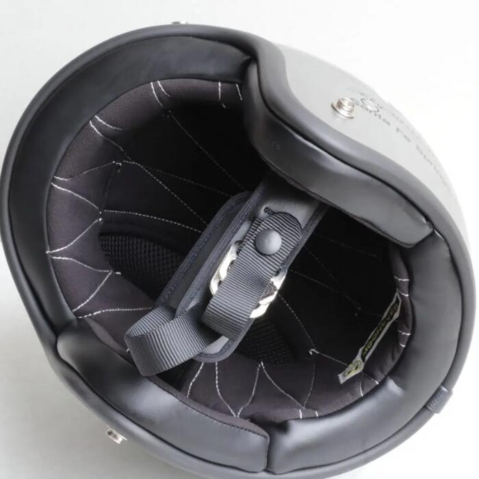 MOONEYESムーンアイズヘルメットオリオンエースJETジェットヘルPSCSGオープンフェイスヘルメットMETALメタルヘルメットメタルカラー銀色シルバーOMH-029原付シティバイク