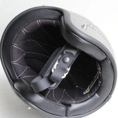 MOONEYESムーンアイズヘルメットオリオンエースJETジェットヘルPSCSGオープンフェイスヘルメットMETALメタルヘルメットメタルカラー銀色シルバーOMH-029原付シティバイク