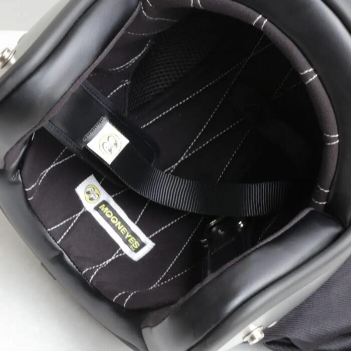 MOONEYESムーンアイズヘルメットオリオンエースJETジェットヘルPSCSGオープンフェイスヘルメットMETALメタルヘルメットメタルカラー銀色シルバーOMH-029原付シティバイク