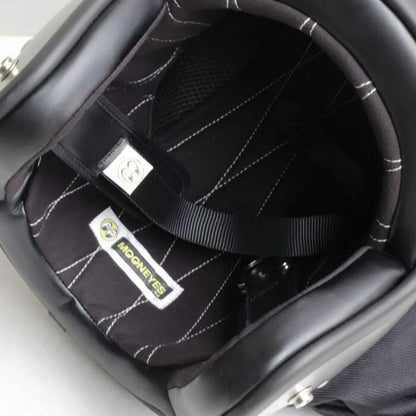 MOONEYESムーンアイズヘルメットオリオンエースJETジェットヘルPSCSGオープンフェイスヘルメットMETALメタルヘルメットメタルカラー銀色シルバーOMH-029原付シティバイク