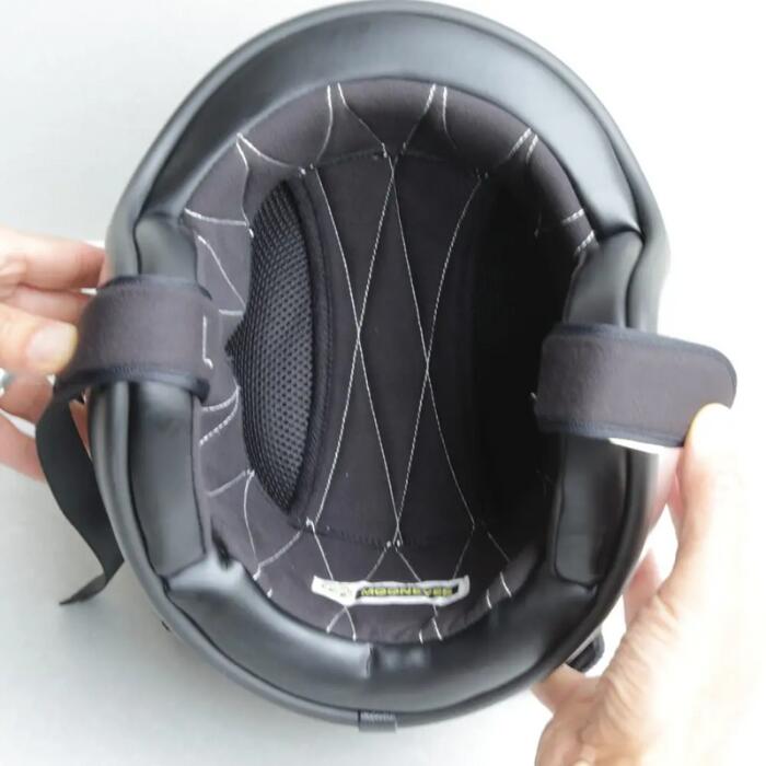 MOONEYESムーンアイズヘルメットオリオンエースJETジェットヘルPSCSGオープンフェイスヘルメットMETALメタルヘルメットメタルカラー銀色シルバーOMH-029原付シティバイク