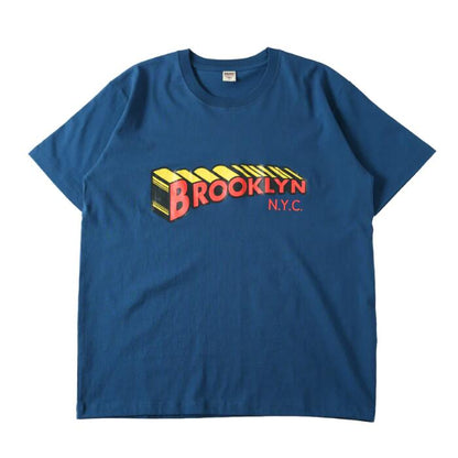 バーンズアウトフィッターズBARNSOUTFITTERSTシャツ半袖スーパーマン風BrooklynロゴプリントTメンズレディースユニセックス綿100コットンアメカジブランド新作