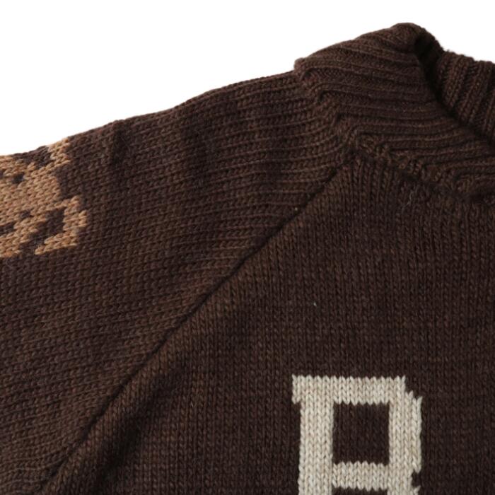 BARNSOUTFITTERSバーンズセーターカウチンカーディガンウールニットあったか長袖メンズレディースアメカジロングBR-25451barnsoutfitters