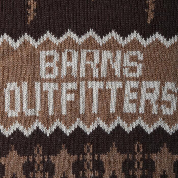 BARNSOUTFITTERSバーンズセーターカウチンカーディガンウールニットあったか長袖メンズレディースアメカジロングBR-25451barnsoutfitters