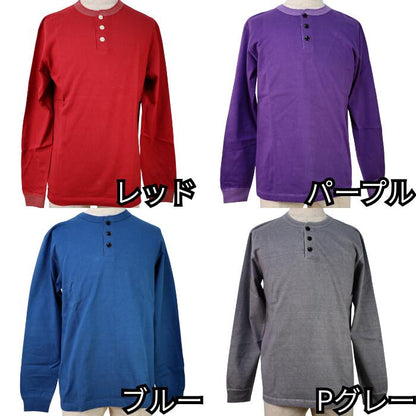 ＼一部カラー40％オフ／BARNSOUTFITTERS長袖日本製綿100丸胴ロンTメンズバーンズCOZUNコズンヘビーウエイトヘンリーネックオーバーサイズロングTシャツ肉厚大きいサイズBR-3044