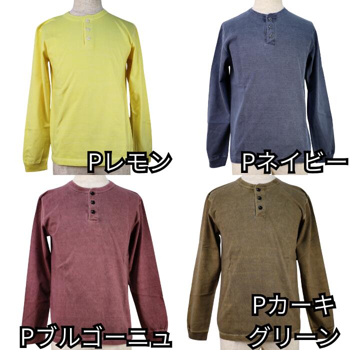 ＼一部カラー40％オフ／BARNSOUTFITTERS長袖日本製綿100丸胴ロンTメンズバーンズCOZUNコズンヘビーウエイトヘンリーネックオーバーサイズロングTシャツ肉厚大きいサイズBR-3044