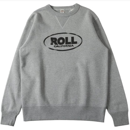 BARNSOUTFITTERS日本製長袖ROLLロールメンズレディースユニセックスヘビーウエイトアメカジトレーナースウェットバーンズ裏起毛フラットシーマーSTANDARDCOZUNコズンはめ込み両VガゼットクルーネックBR-25491