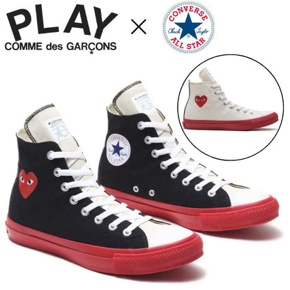 COMMEdesGARCONSコムデギャルソンコンバースCONVERSEチャックテイラーオールスターPLAYプレイハートロゴブランドメンズレディースユニセックスギャルソンブランドロゴおしゃれプレゼントギフトハイカット