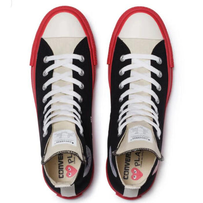 COMMEdesGARCONSコムデギャルソンコンバースCONVERSEチャックテイラーオールスターPLAYプレイハートロゴブランドメンズレディースユニセックスギャルソンブランドロゴおしゃれプレゼントギフトハイカット