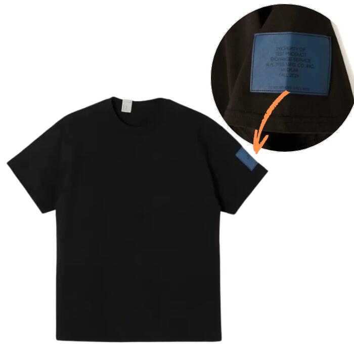 NハリウッドエヌハリTシャツ半袖メンズレディースユニセックス綿100ミリタリー米軍カットソークルーネックtestproductexchangeservice白黒シンプルプレゼントギフトUSARMYN.HOOLYWOOD