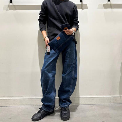 Levi’sリーバイスメンズレディースデニムポーチバッグユニセックス男女兼用小物入れ鞄ジーンズデニム生地綿100％コットン丈夫頑丈ワンサイズ普段使い旅行通勤通学経年変化0020A0000