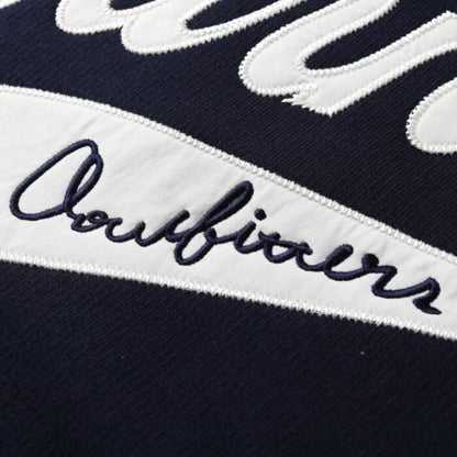 barnsoutfittersバーンズスウェットトレーナークルーネックメンズレディースユニセックス日本製V字ガゼットブランドロゴ刺繍綿100コットンセットアップ上下野球ベースボールBR-25362