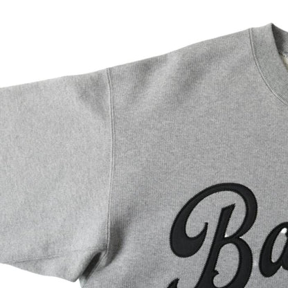 barnsoutfittersバーンズスウェットトレーナークルーネックメンズレディースユニセックス日本製V字ガゼットブランドロゴ刺繍綿100コットンセットアップ上下野球ベースボールBR-25362