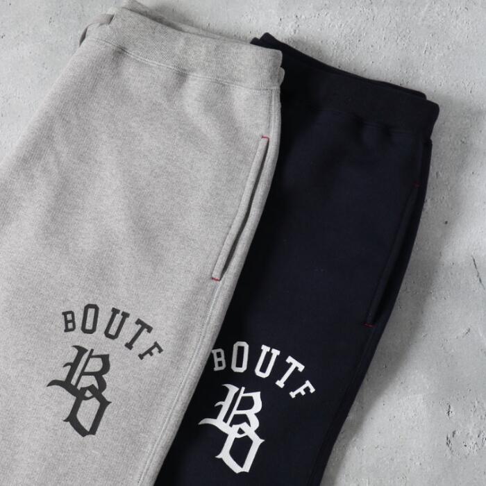 barnsoutfittersバーンズスウェットパンツガゼットクロッチウエストゴムメンズレディースユニセックス日本製ブランドロゴ綿100コットンセットアップ上下野球ベースボールグレーネイビー紺BR-25381