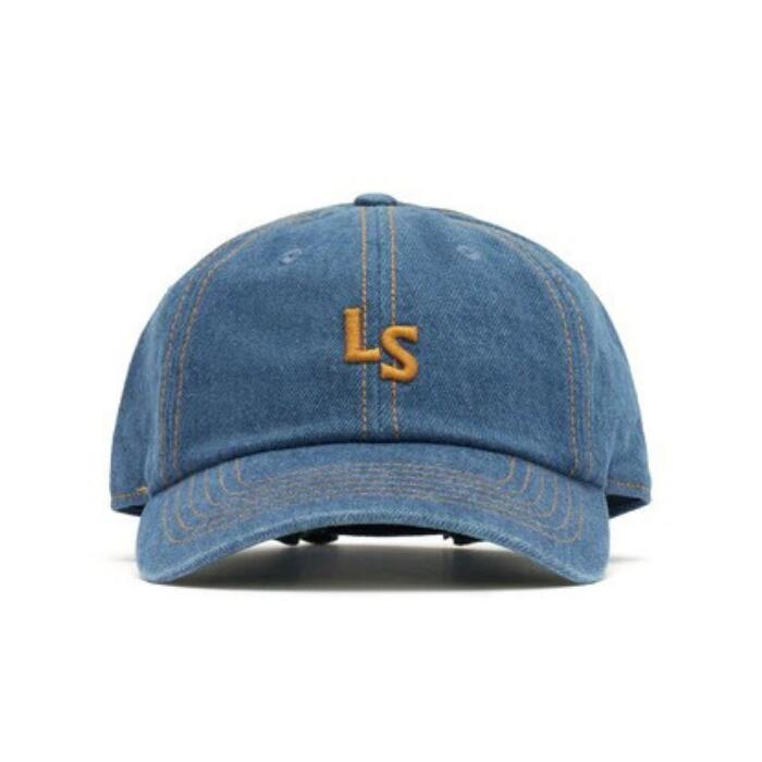 Levi’sリーバイスメンズレディースデニムモノグラムキャップ帽子ユニセックス男女兼用綿100％コットンインディゴブルー青丈夫頑丈ワンサイズ普段使い旅行通勤通学経年変化アクセント004bs0002