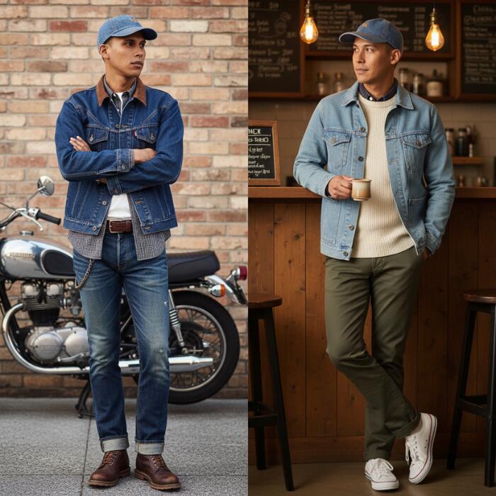 Levi’sリーバイスメンズレディースデニムモノグラムキャップ帽子ユニセックス男女兼用綿100％コットンインディゴブルー青丈夫頑丈ワンサイズ普段使い旅行通勤通学経年変化アクセント004bs0002