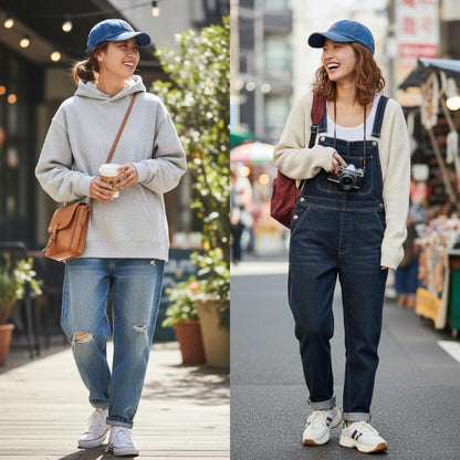 Levi’sリーバイスメンズレディースデニムモノグラムキャップ帽子ユニセックス男女兼用綿100％コットンインディゴブルー青丈夫頑丈ワンサイズ普段使い旅行通勤通学経年変化アクセント004bs0002