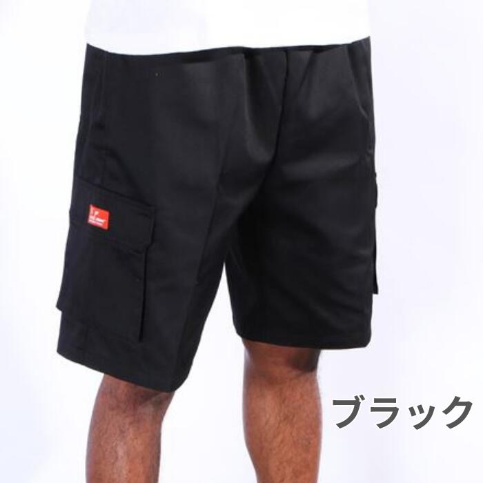 COOKMANクックマンシェフパンツショートカーゴメンズレディース半ズボン夏ゆったりChefPantsShortCargo無地デニムストライプ