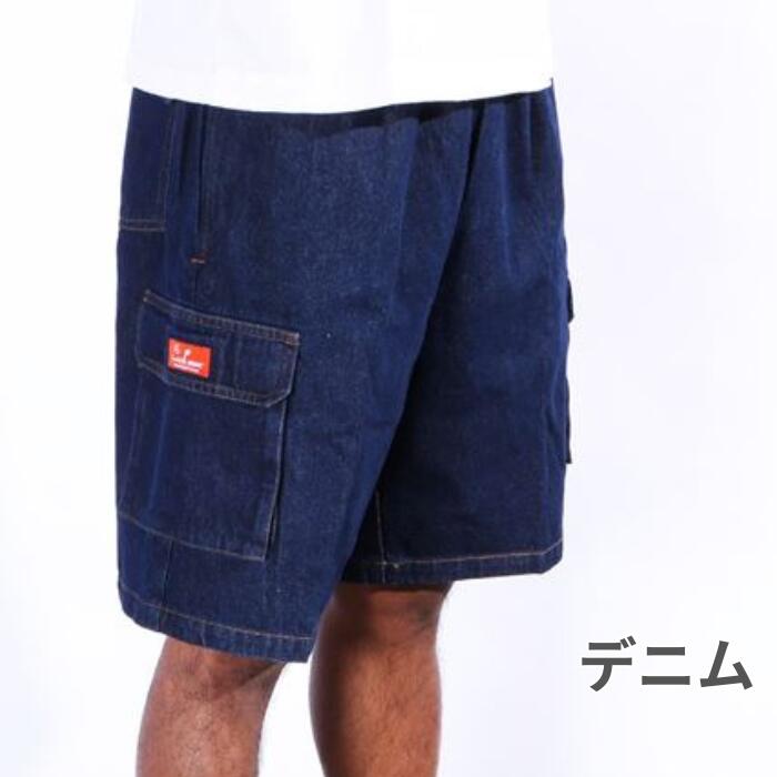 COOKMANクックマンシェフパンツショートカーゴメンズレディース半ズボン夏ゆったりChefPantsShortCargo無地デニムストライプ