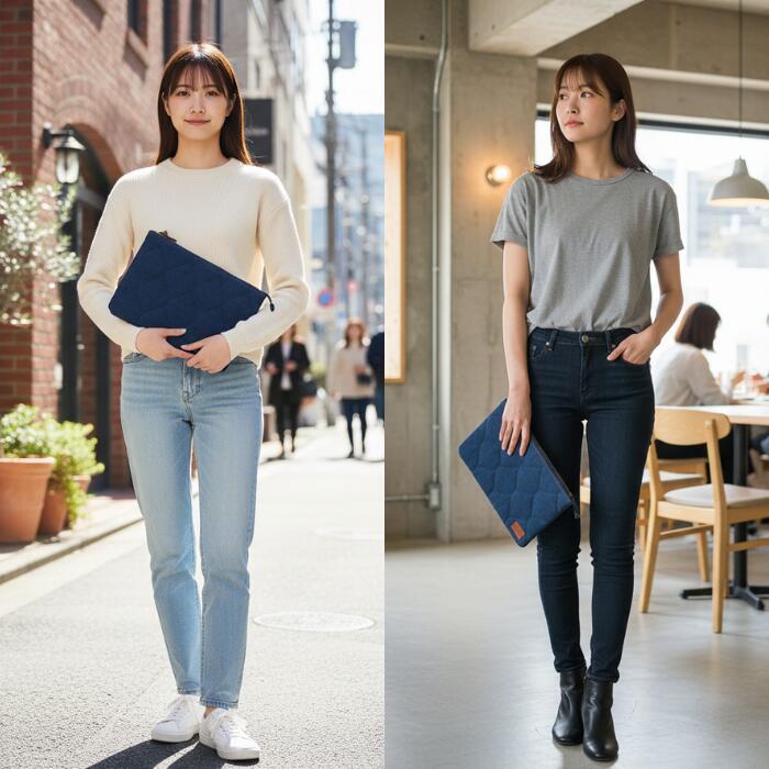 Levi’sリーバイスメンズレディースデニムラップトップスリーブユニセックス男女兼用パソコンPCケース収納ジーンズ生地綿100％コットン丈夫頑丈ワンサイズ普段使い旅行通勤通学経年変化0020C0000