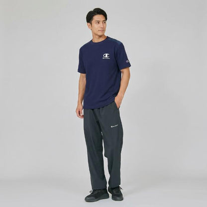 チャンピオンメンズカットソーショートスリーブTシャツ26SSスポーツサーマルワッフルブラック黒ホワイト白ネイビー紺ユニセックストップスポリエステル化繊速乾UVカット機能性championC3-DS317
