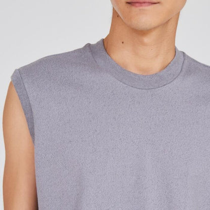 ヘインズMOKUモクTシャツノースリーブ綿100コットン丸胴グレーHanesクルーネック無地シンプル厚手メンズレディースユニセックスカットソーギフトプレゼントヘビーオンスヘビーウエイトブランドHM3-D203