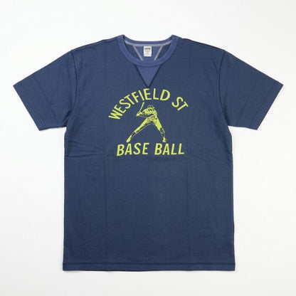 BARNSOUTFITTERSバーンズ半袖Tシャツメンズアメカジ日本製綿100丸胴COZUNコズンクルーネックヘビーウエイト両Vガゼット野球WBCMLBベースボールBR-25237BR-8145