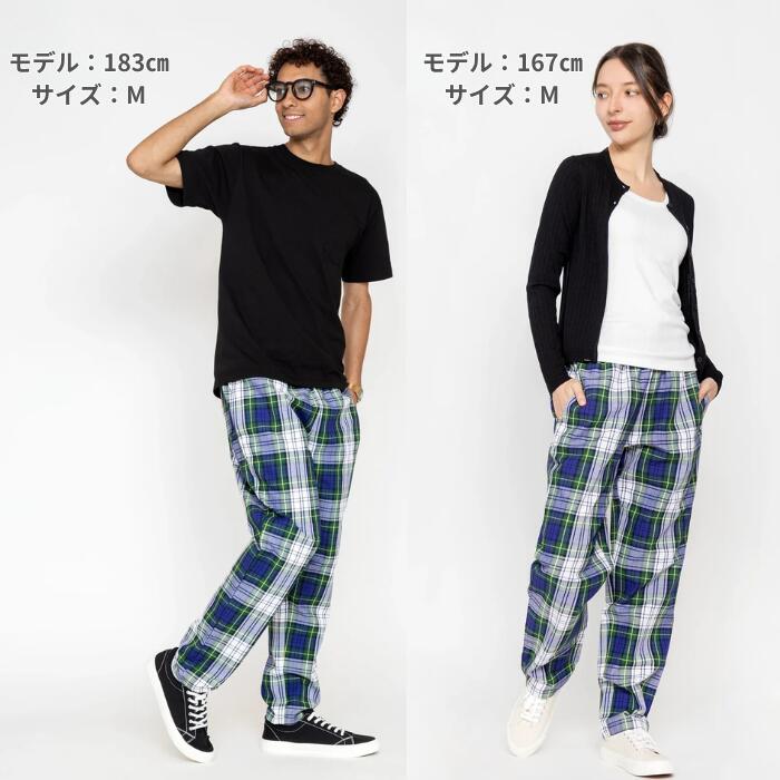 COOKMANクックマンシェフパンツロングパンツチェッカーチェック柄カモ迷彩長ズボンメンズレディースユニセックス男女兼用シェフパンツイードChefPantsブラックピンクチャコールブラウングレーセットアップコーデ