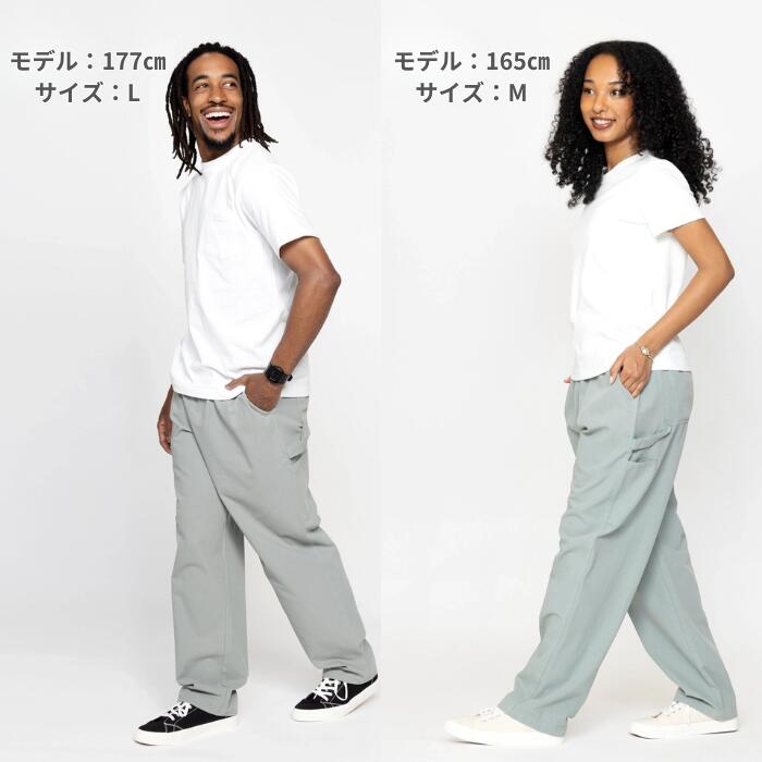 COOKMANクックマンペインターカーペンターズパンツペインターパンツシェフパンツメンズレディースシェフパンCarpenter'sPantsブラッククリームデニムヒッコリーベルトループハンマーループ付