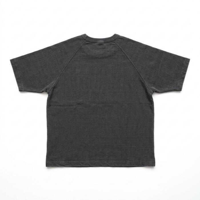 BARNSOUTFITTERSバーンズ日本製半袖ラグランTシャツ厚手恐竜ステゴサウルスヘビーウエイトヘビーオンスBR-25232メンズレディースユニセックス綿10090'sSSPT-Tビンテージクラックひび割れ