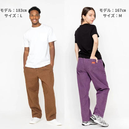 新色入荷！！COOKMANクックマンシェフパンツセミワイドパンツシェフパンメンズレディースChefPantsSemiwideユニセックスセットアップ無地ヘリンボーンNYLAストライプデニムブラックベージュネイビーペイズリースプラッシュ