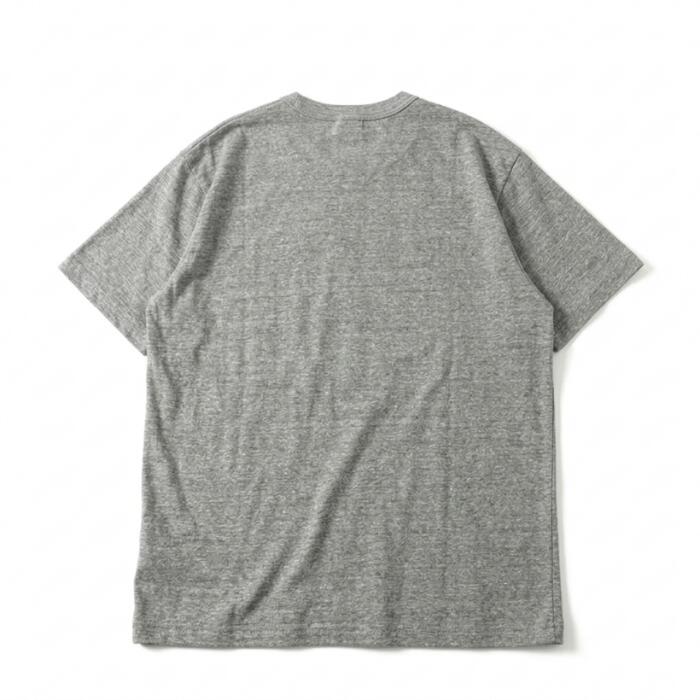 BARNSOUTFITTERSバーンズ日本製半袖吊り編みクルーネックプリントTシャツディズニーミッキーマウスコラボメンズレディースユニセックス綿100％天竺ホワイトグレービンテージBR-25178