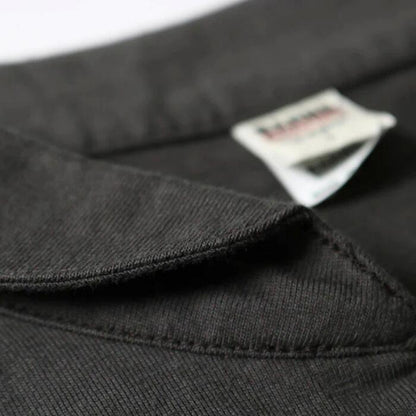 BARNSOUTFITTERSバーンズ日本製半袖COZUN小寸スキッパーネックポロシャツTシャツメンズレディースユニセックス綿100％ホワイトグレーブラックネイビーフラットシーマーBR-25178