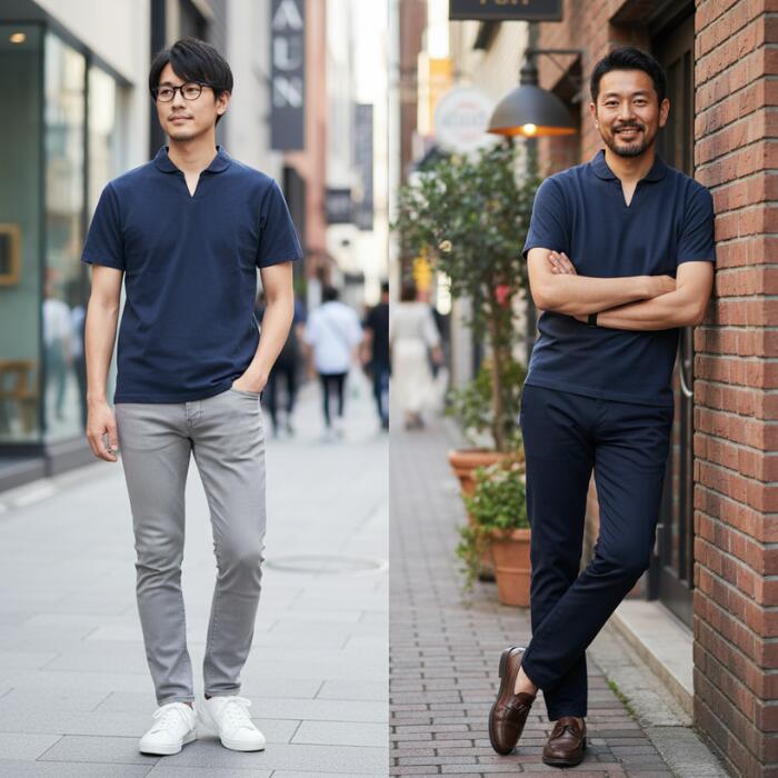 BARNSOUTFITTERSバーンズ日本製半袖COZUN小寸スキッパーネックポロシャツTシャツメンズレディースユニセックス綿100％ホワイトグレーブラックネイビーフラットシーマーBR-25178