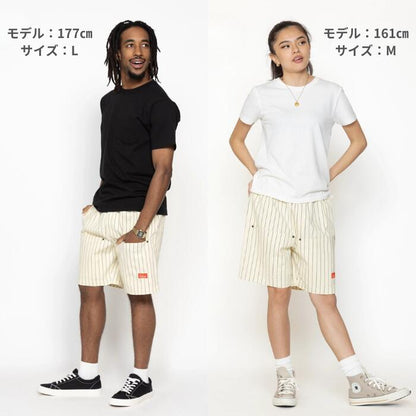 COOKMANクックマンシェフパンツショートパンツフロントポケットハーフパンツメンズレディースシェフパンかわいいおしゃれリップストップスケボースポーツChefPantsShortFrontPocketブラックオリーブピーナッツヒッコリーペイズリーヒョウ柄