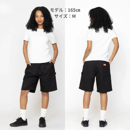 COOKMANクックマンシェフパンツショートパンツペインターカーペンターズパンツペインターパンツシェフパンツメンズレディースシェフパンCarpenter'sPantsブラッククリームベルトループハンマーループ付
