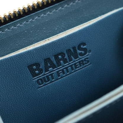 BARNSOUTFITTERSバーンズ日本製コードバン栃木レザーラウンドジップコインケースミニウォレット小銭入れカードケースメンズレディースユニセックス馬革牛革ブラックネイビーチョコLE-4320