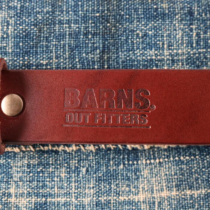 BARNSOUTFITTERSバーンズフックバックルレザーベルト日本製栃木レザーメンズレディースユニセックス本革牛革ヌメ革サマーオイルブラックブラウンチョコカジュアルサイズ調整可能ギフトLE-4087