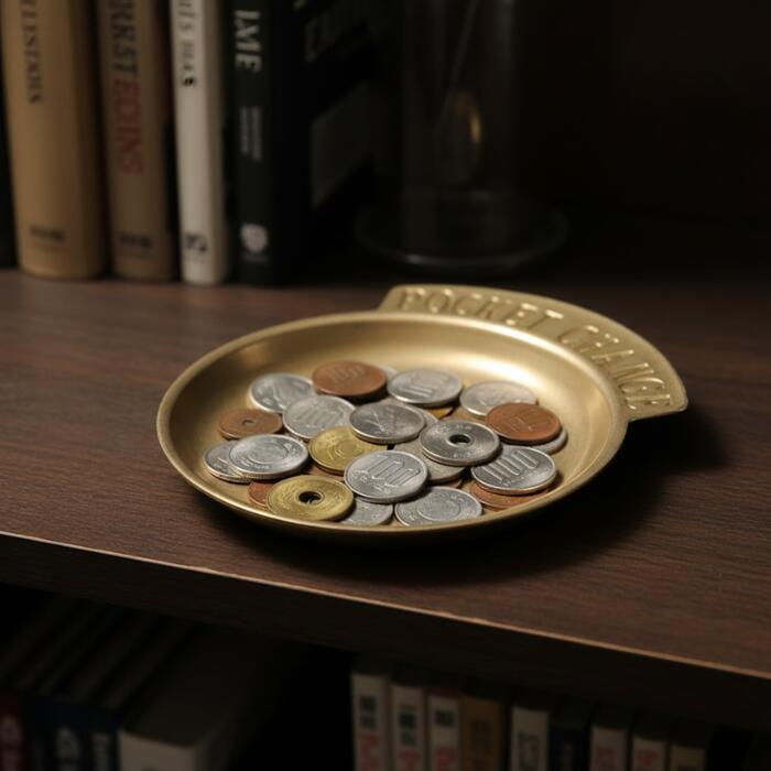 BARNSOUTFITTERSバーンズボタンワークスポケットチェンジコイントレー小銭日本製復刻ButtonWorks真鍮製ゴールド金アクセサリー雑貨インテリアヴィンテージアメリカ60年代70年代BW-0058