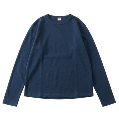 BARNSOUTFITTERSバーンズ長袖日本製ストレッチスパンフライスロンTメンズレディースユニセックスロングスリーブロンT9分袖Tシャツ綿コットンホワイトブラックネイビーオリーブ無地BR-8420