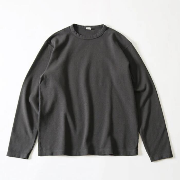 BARNSOUTFITTERSバーンズ長袖日本製ストレッチスパンフライスロンTメンズレディースユニセックスロングスリーブロンT9分袖Tシャツ綿コットンホワイトブラックネイビーオリーブ無地BR-8420